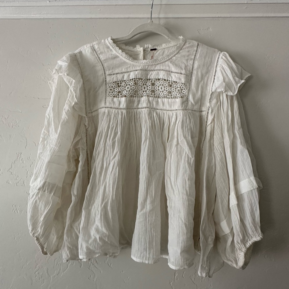 Free People peasant long sleeve top